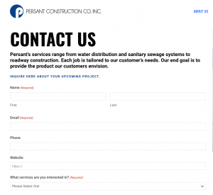 Gravity Forms integration on Persant